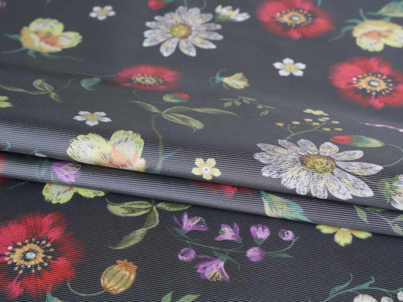 ポリエステル - ビスコースツイルプリントライニングファブリック