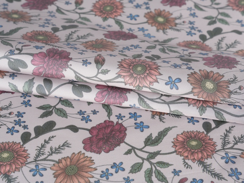 ポリエステル - ビスコースツイルプリントライニングファブリック