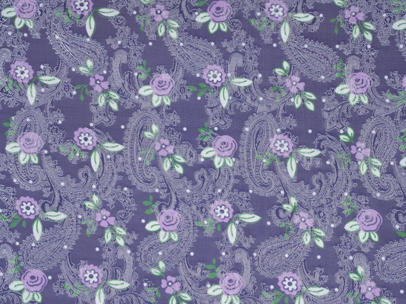 ポリエステル - ビスコースジャクアード印刷された裏地生地