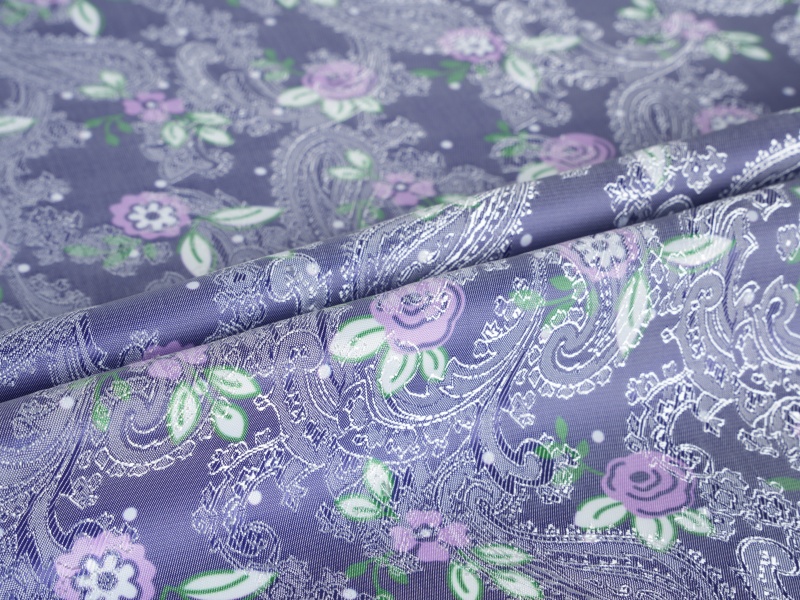 ポリエステル - ビスコースジャクアード印刷された裏地生地