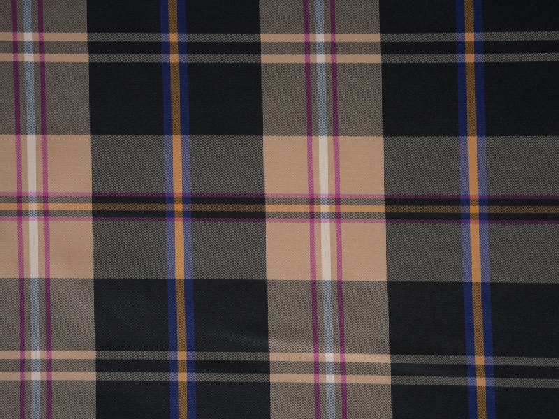 ポリエステルの糸染色された袖の裏地生地