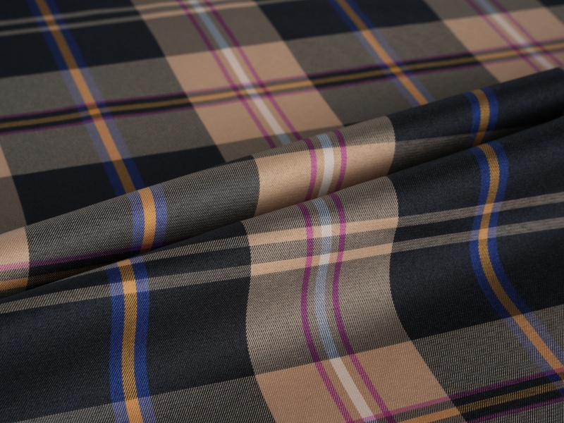 ポリエステルの糸染色された袖の裏地生地