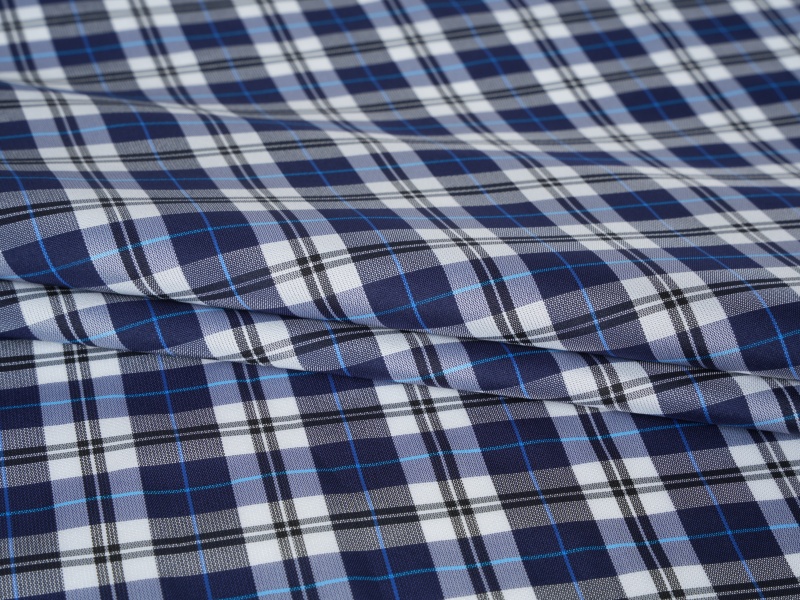 ポリエステルは糸染色された袖の裏地生地を吸収します