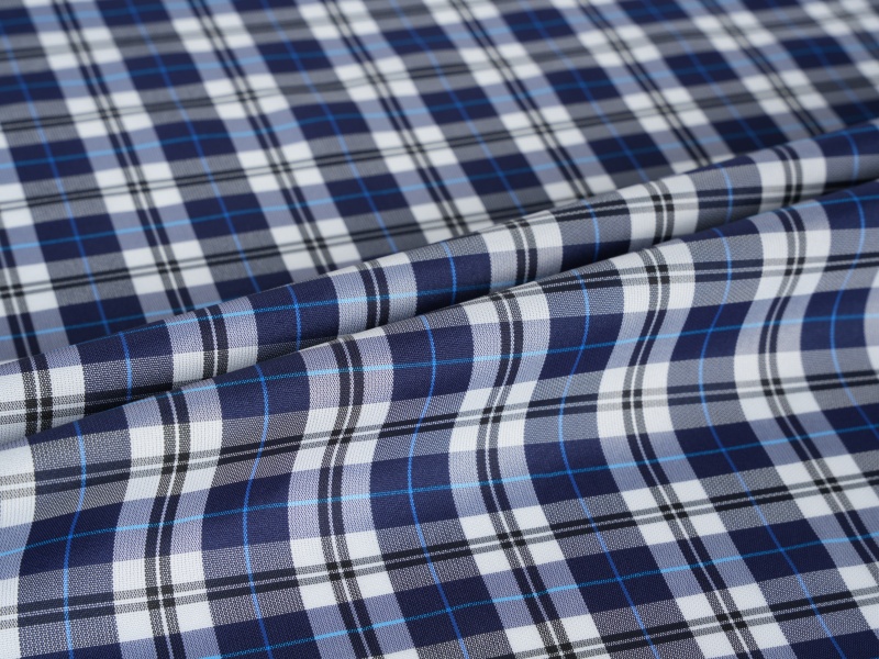 ポリエステルは糸染色された袖の裏地生地を吸収します