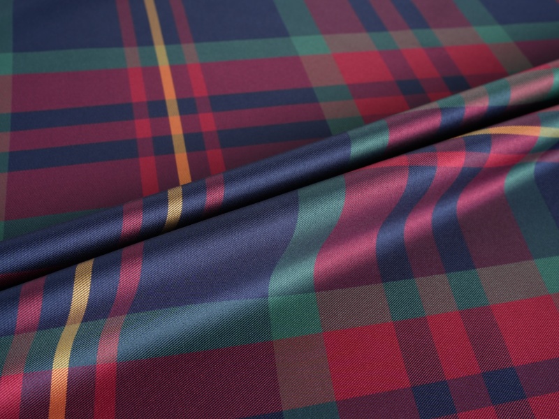 ポリエステルの糸染色された袖の裏地生地